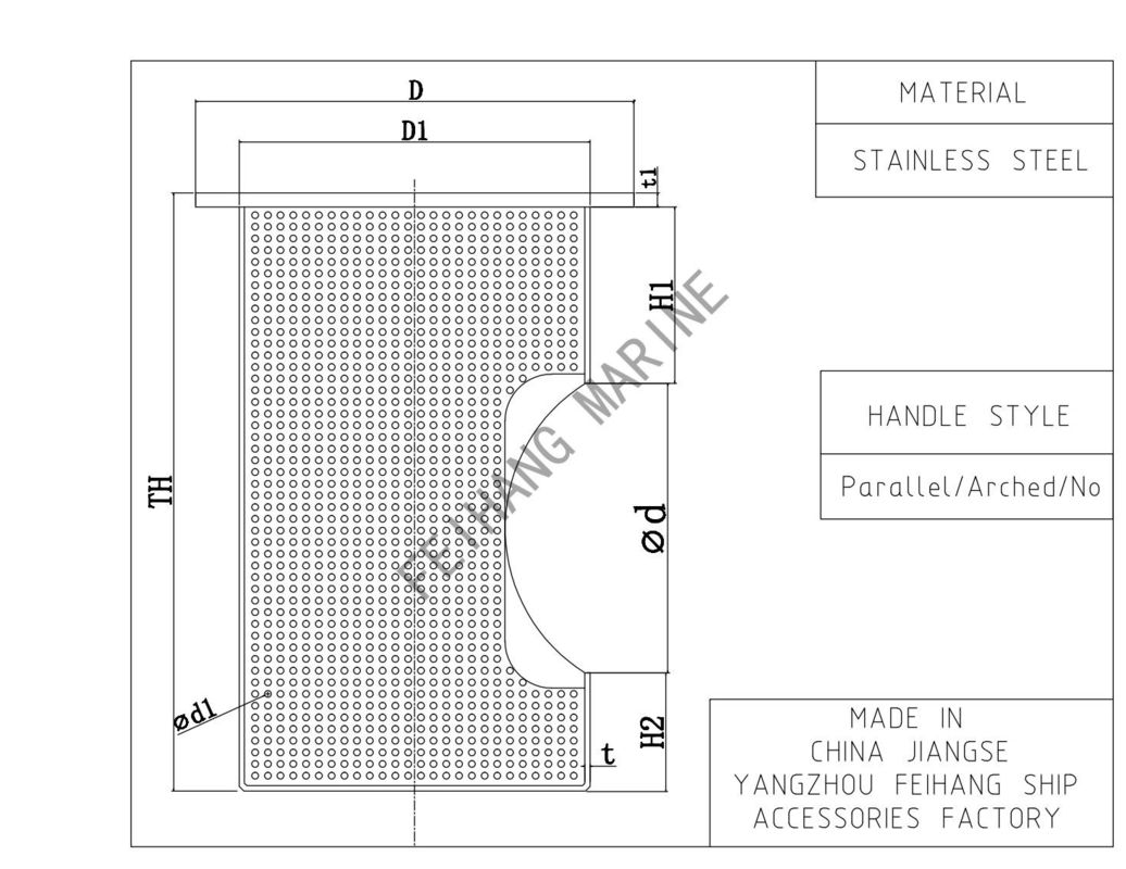 Ersetzen Sie einen neuen Filter aus Edelstahl in der alten Seewasserstrainer-Häusung