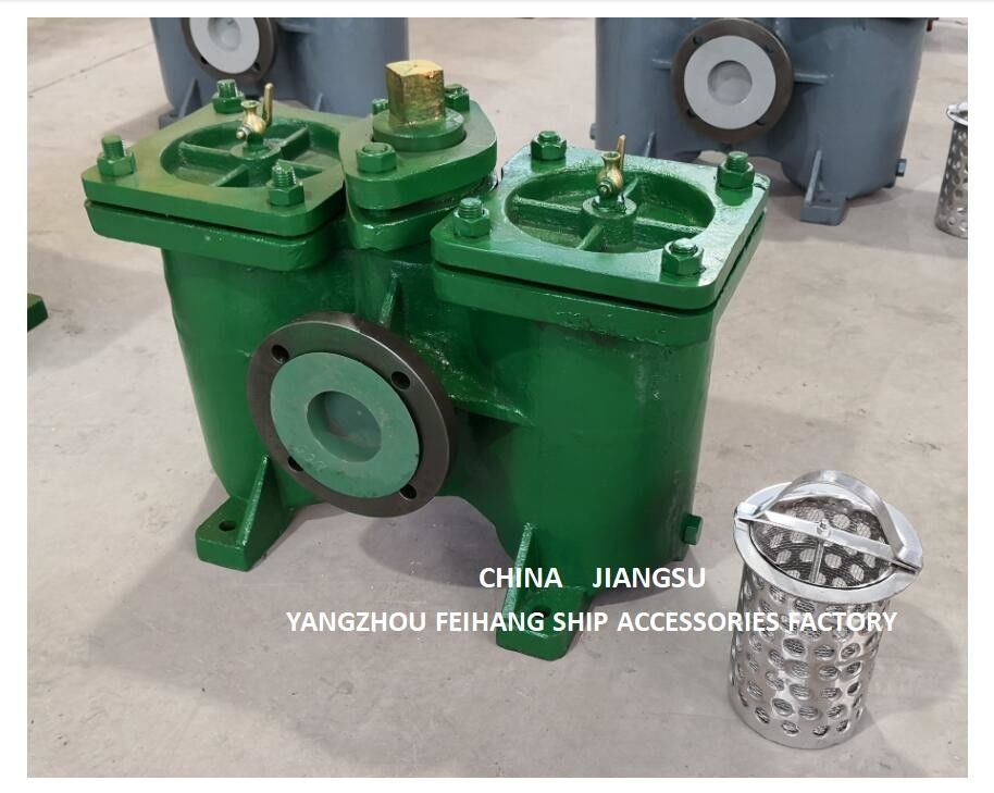 Duplex-Strainer-Modell:AS50-0.40/0.22 Cb/T425-94 für den Saugfilter der Schmierölpumpe