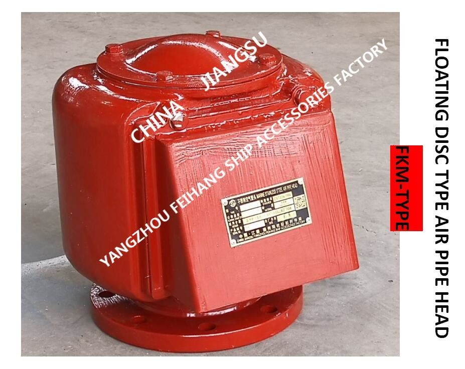 Flansche gegossen M4 Typ Ballastbehälter Atemkappe (mit Feuernetz) Material Gusseisen, Vent Head Größe FKM-100A