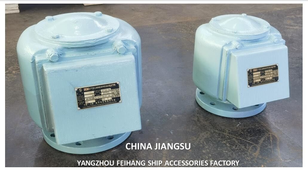 Für Wasserballast-Tankluftventilkopf, Modell FKM-250, Material Gusseisen, Ventilkopfgröße DN 250