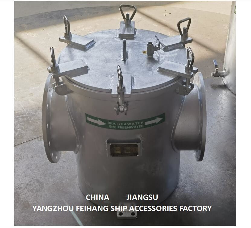 CO2-STAHLE HOT-DIP-GALVANISIERTER SEWATER-FILTER AS250 CB/T497 - Saugfilter für Rohwasser A250 CB/T497