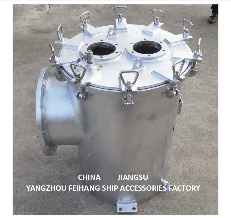 Winkel des Filters für Meerwasser des Desulfurisierungsturms- Filter für kaltes Wasser der Saugtechnik Modell BLS350 CB/T497-2012