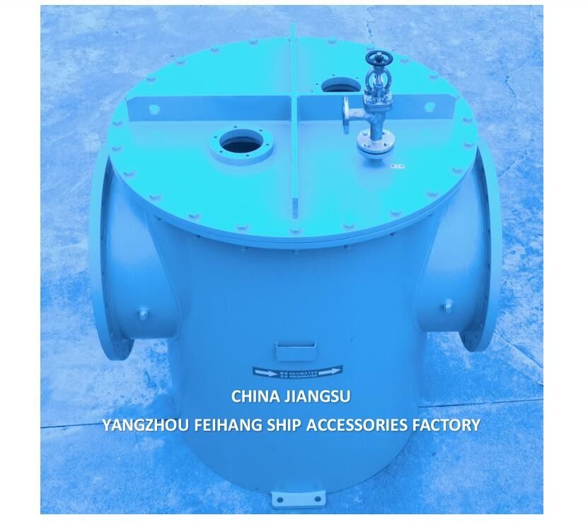 China Supper Meereswasserfilter mit Mgps Modell As600 Cb/T497 Körper aus Kohlenstoffstahl, Filterpatrone aus Edelstahl,