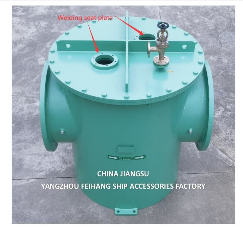 China Supper Meereswasserfilter mit Mgps Modell As600 Cb/T497 Körper aus Kohlenstoffstahl, Filterpatrone aus Edelstahl,