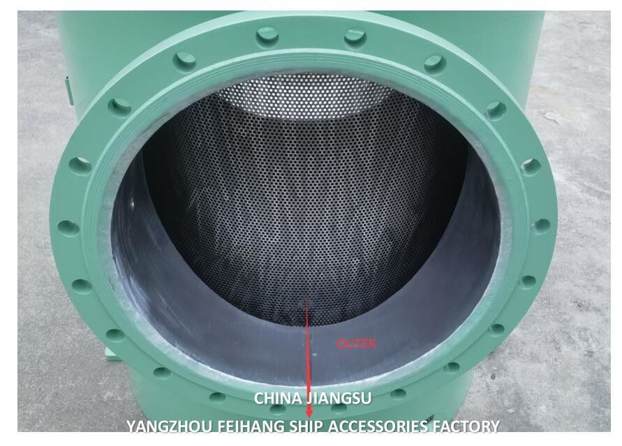China Supper Meereswasserfilter mit Mgps Modell As600 Cb/T497 Körper aus Kohlenstoffstahl, Filterpatrone aus Edelstahl,