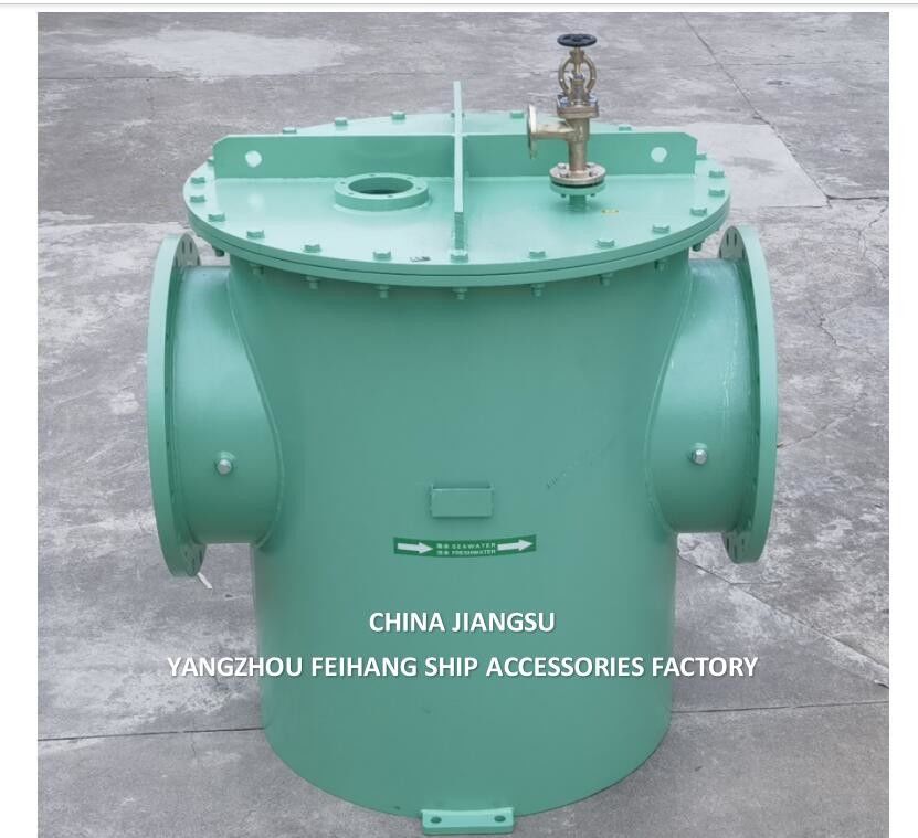 China Supper Meereswasserfilter mit Mgps Modell As600 Cb/T497 Körper aus Kohlenstoffstahl, Filterpatrone aus Edelstahl,