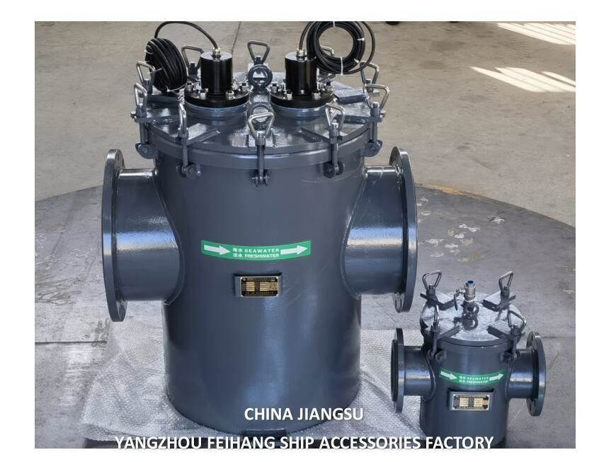 Seewasserfilter - Sauggrobwasserfilter As600 Cb/T497-2012 mit Mgps-Anti-Marine-Organismus-Gerät fertiggestellt