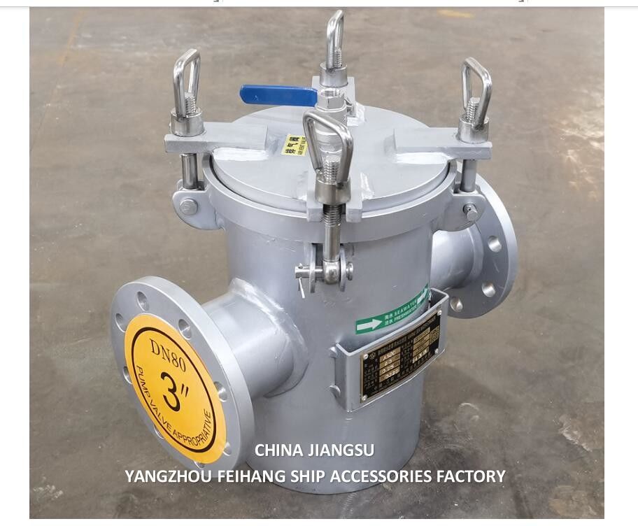 Hauptseewasserstrainer Modell AS125 CB/T497 Körper verzinkt, mit Filterpatrone aus Edelstahl