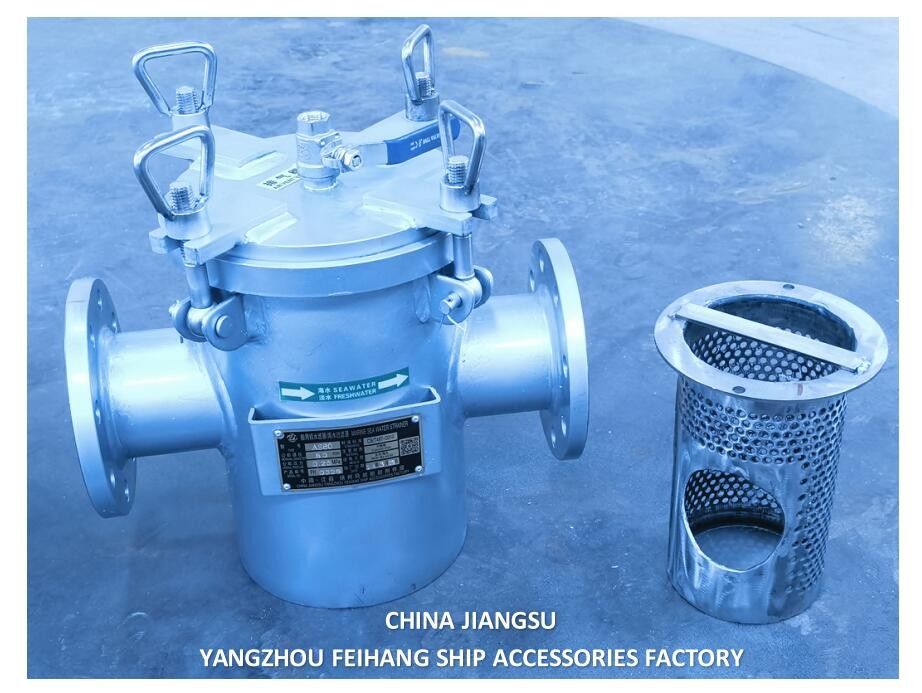 Wasserwasserfilter aus Edelstahl (Marine 316L) Modell AS80 CB/T497-2012