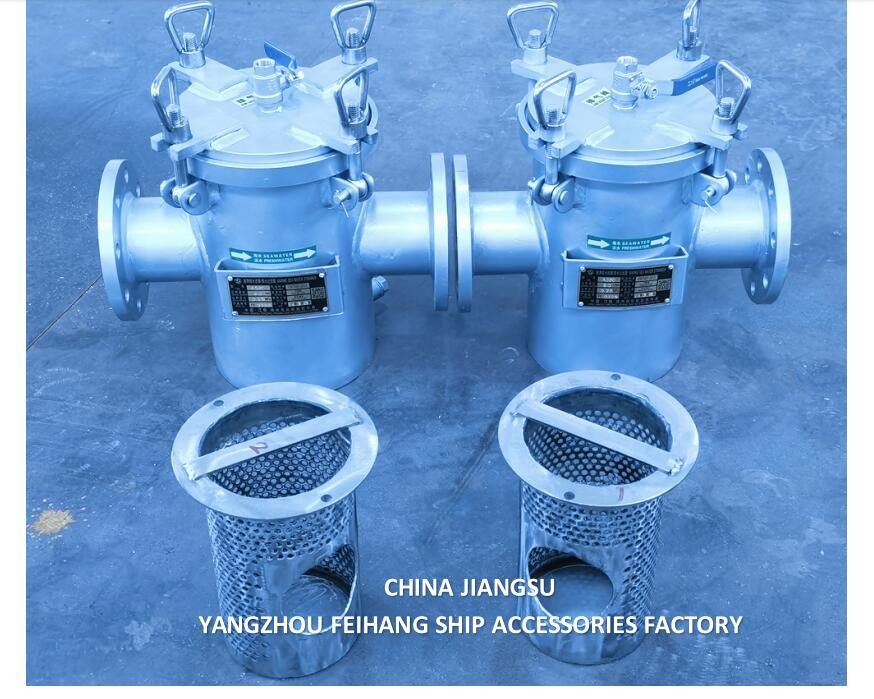 Wasserwasserfilter aus Edelstahl (Marine 316L) Modell AS80 CB/T497-2012