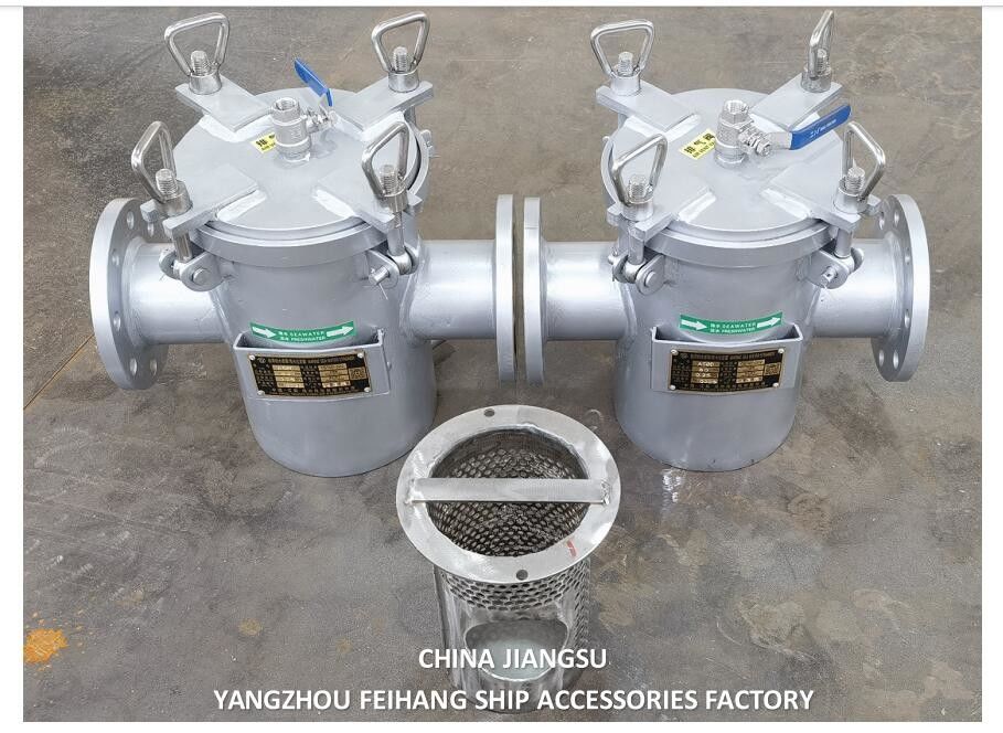 Wasserwasserfilter aus Edelstahl (Marine 316L) Modell AS80 CB/T497-2012