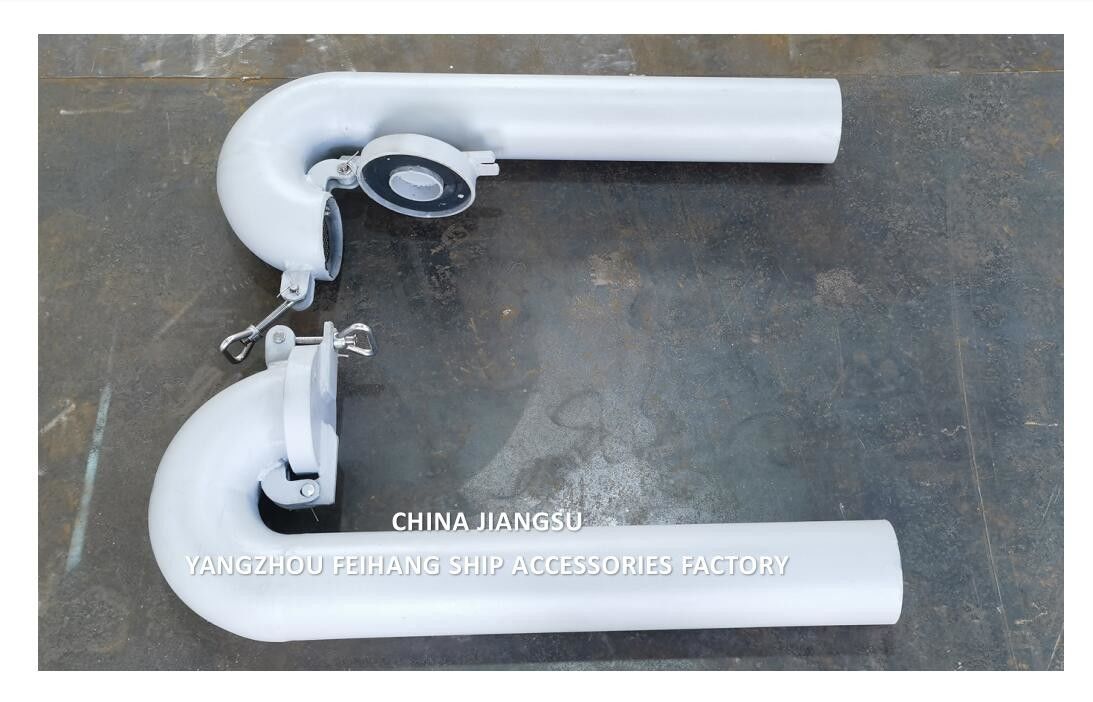 Ventilation des Gänsehalses auf dem Schiffsgelände Durchmesser 100 mm, runder Typ, mit Klappenventil (Gänsehals muss geschlossen werden können)