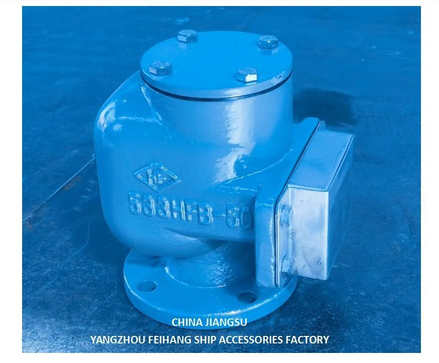 Luftventilationskopf Nr. 533HFB-50A für Frischwasserbehälter Modell: Nr. 533HFB-50A mit Sus316l Floater Nbr Gasket 0,3mpa
