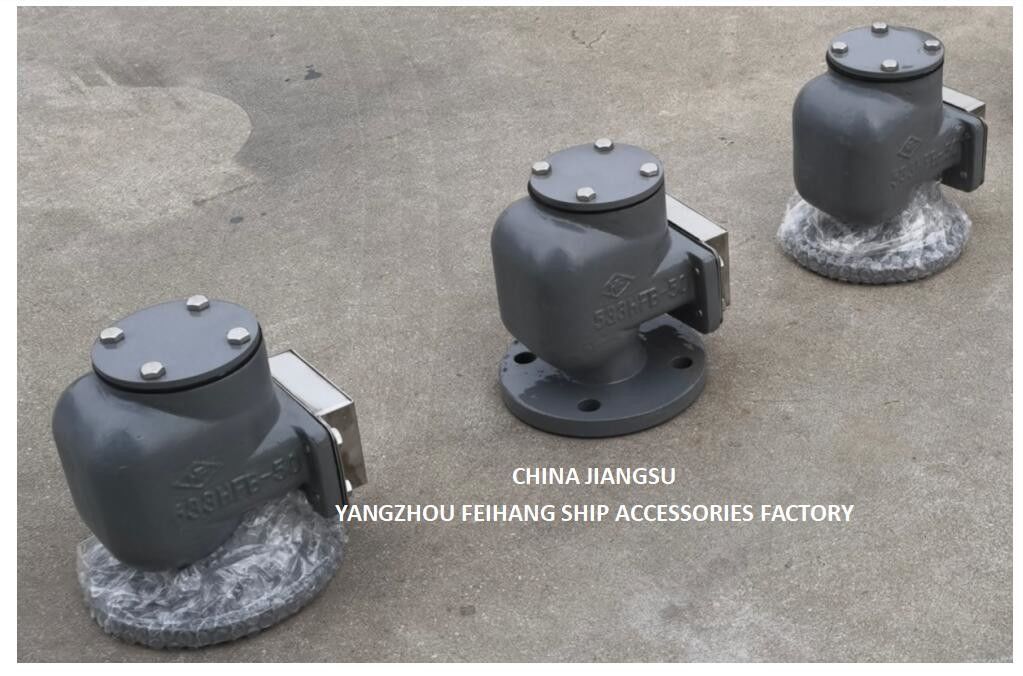 Luftventilationskopf Nr. 533HFB-50A für Frischwasserbehälter Modell: Nr. 533HFB-50A mit Sus316l Floater Nbr Gasket 0,3mpa