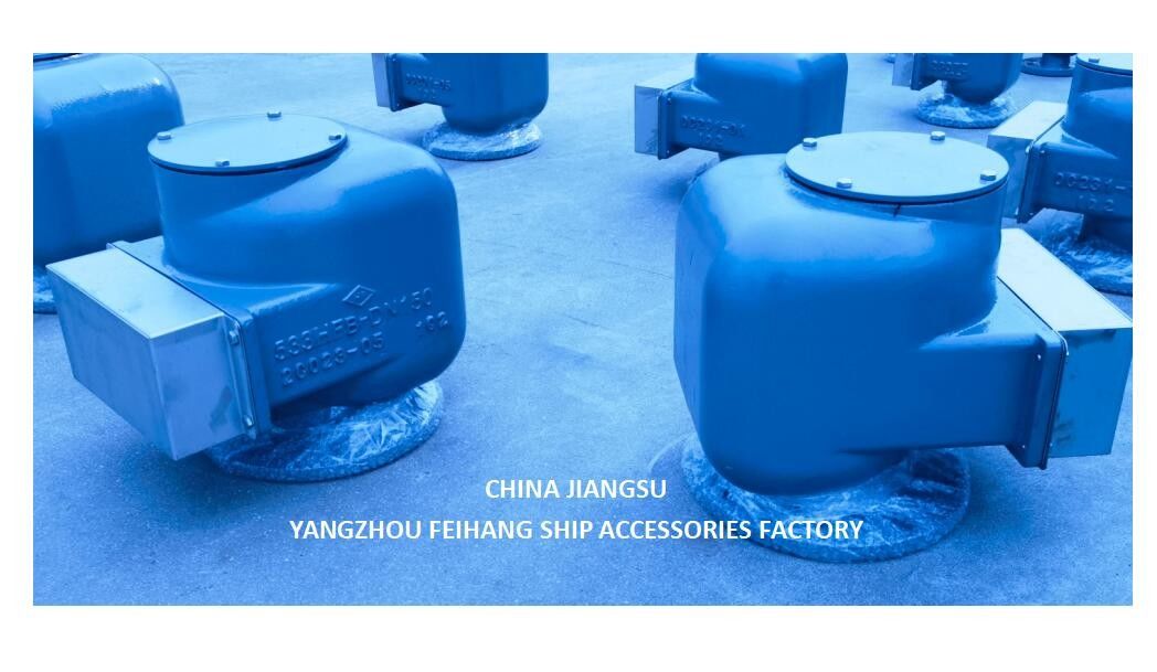 Marine Lüftungskappe für Ballastbehälter Modell 533HFB-150A Marine Luftlüftkopf Körper aus Gusseisen mit FLOATER
