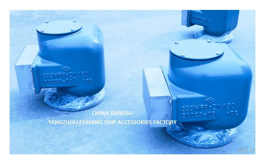 Marine Lüftungskappe für Ballastbehälter Modell 533HFB-150A Marine Luftlüftkopf Körper aus Gusseisen mit FLOATER