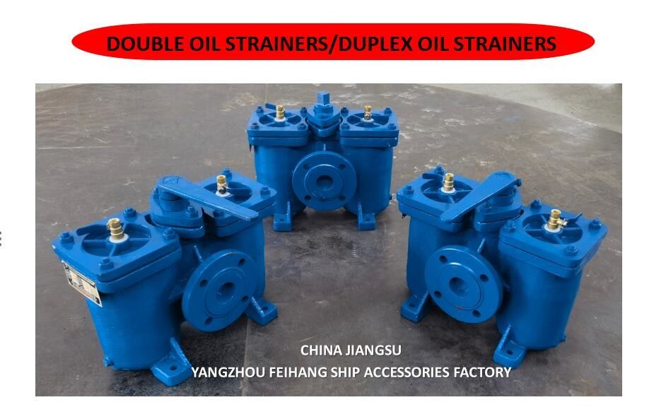 DUPLEX-Ölstrainer-Modell AS16050-0.40/0.22 CB/T425-94 für den Saugfilter der Schmierölpumpe