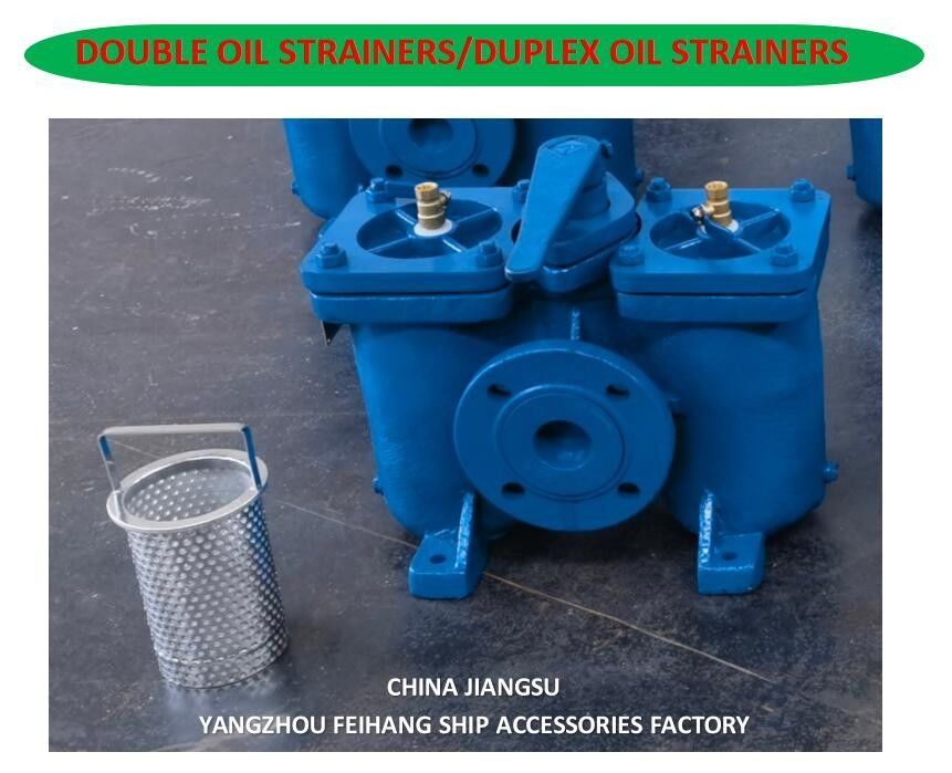 DUPLEX-Ölstrainer-Modell AS16050-0.40/0.22 CB/T425-94 für den Saugfilter der Schmierölpumpe