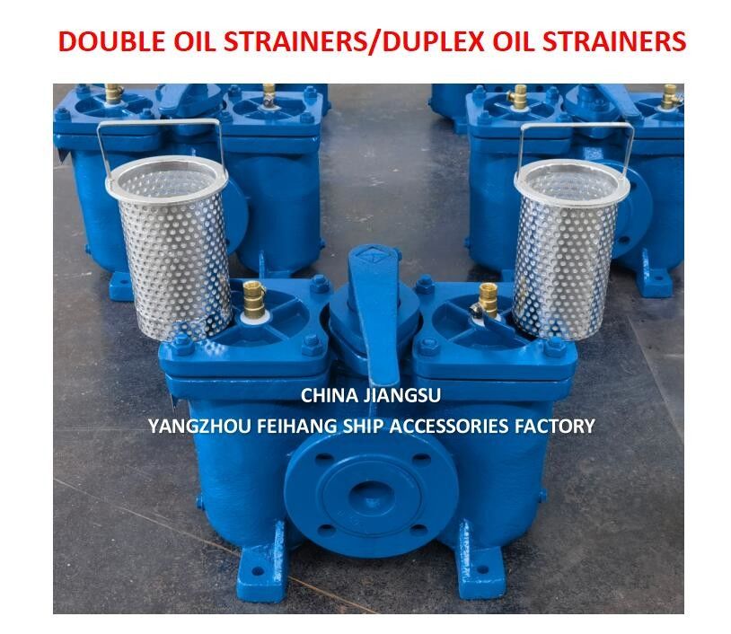 DUPLEX-Ölstrainer-Modell AS16050-0.40/0.22 CB/T425-94 für den Saugfilter der Schmierölpumpe