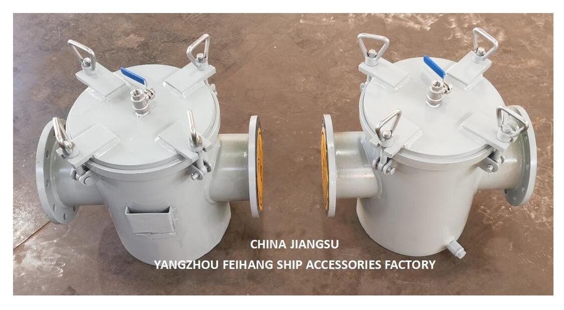 Meerwasserfilter Grobwasserfilter Modell AS125 CB/T497 Körper verzinkt, mit Filterpatrone aus Edelstahl