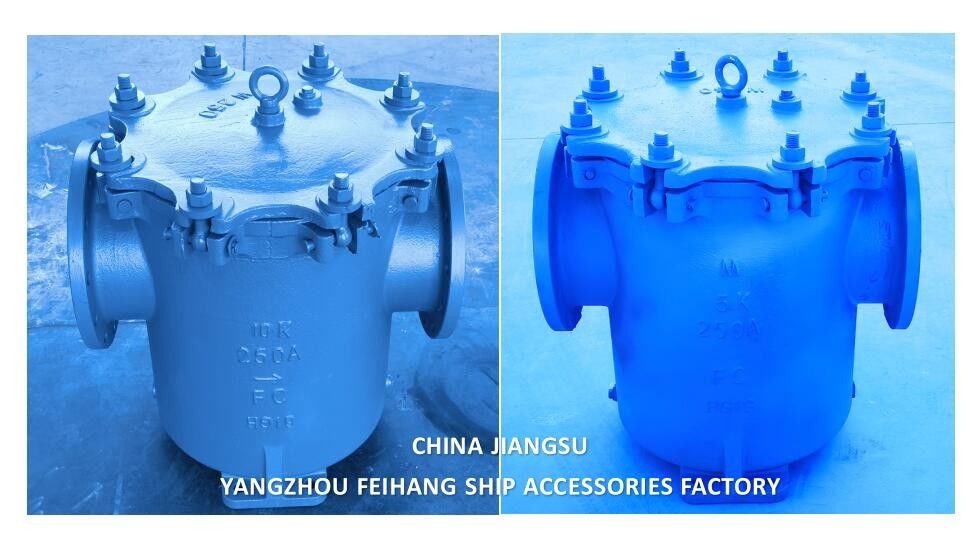 IMPA 872011-Marine Can Water Filter Can Gießstahl, Nom Dia 250mm JISF 7121 10K-250A Kannwasserspülmaschinen