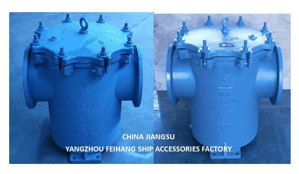 IMPA 872012 Marine Can Water Filter Can Gießstahl, Nom Dia 350mm JISF 7121 10K-350A Kannwasserspüler