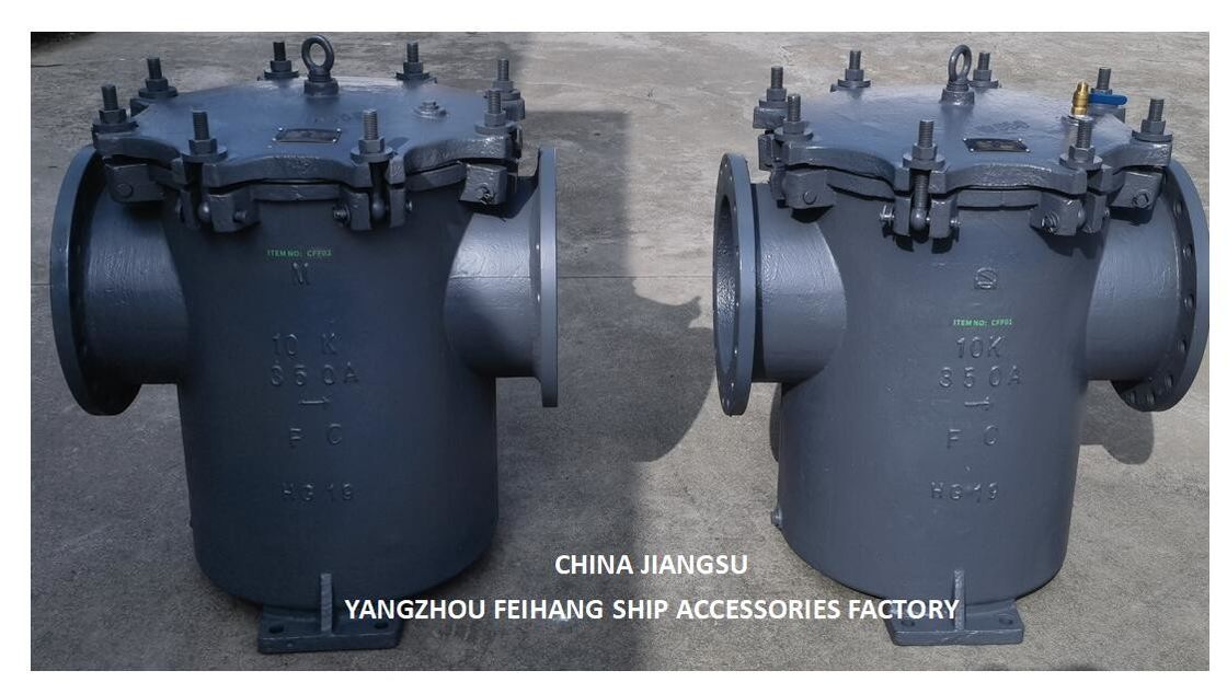 IMPA 872012 Marine Can Water Filter Can Gießstahl, Nom Dia 350mm JISF 7121 10K-350A Kannwasserspüler