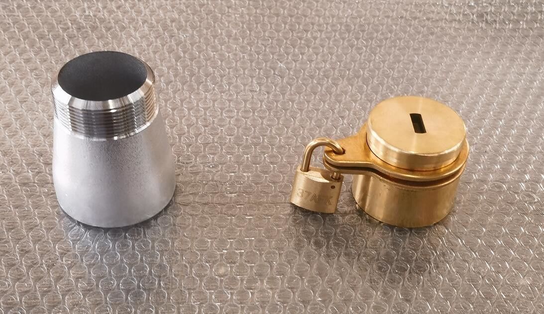 KN-Nr. 37AS-40A Schallrohrkopf und NO. 37ASK Schallrohrkopf mit Sperrvorrichtung