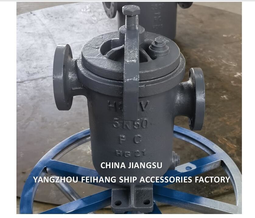 JIS F7209 MARINE SIMPLEX FUEL STRAINER & MARINE EINZIGER FILTER GESTELLTES EISENKörper Filterelement aus Edelstahl