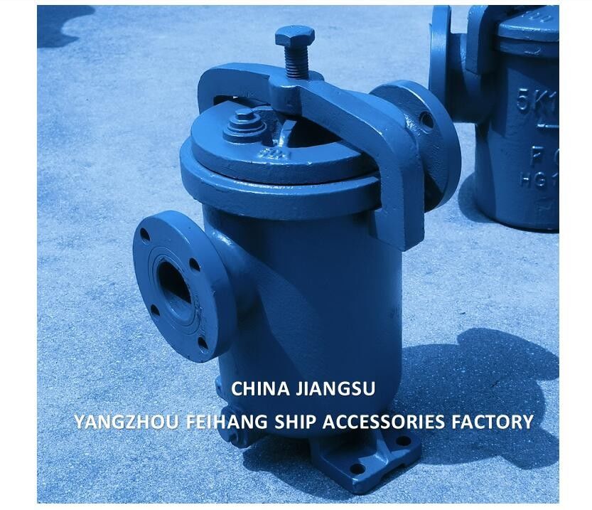 JIS F7209 MARINE SIMPLEX FUEL STRAINER & MARINE EINZIGER FILTER GESTELLTES EISENKörper Filterelement aus Edelstahl