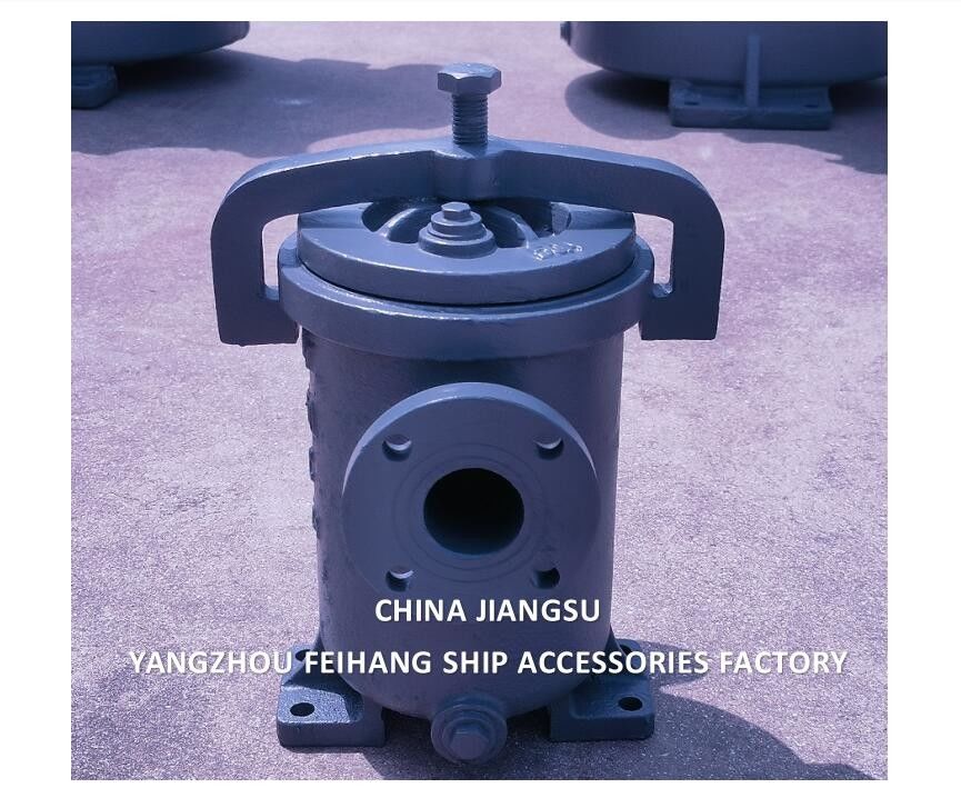 JIS F7209 MARINE SIMPLEX FUEL STRAINER & MARINE EINZIGER FILTER GESTELLTES EISENKörper Filterelement aus Edelstahl