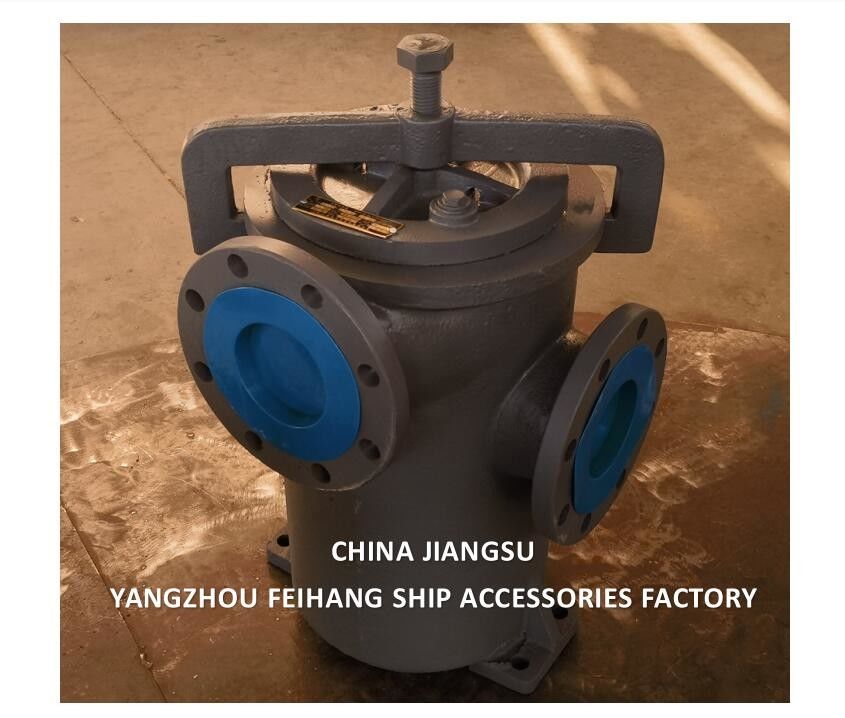 JIS F7209 MARINE SIMPLEX FUEL STRAINER & MARINE EINZIGER FILTER GESTELLTES EISENKörper Filterelement aus Edelstahl