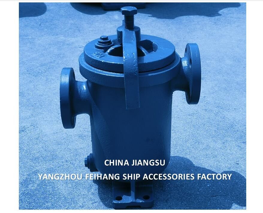 JIS F7209 MARINE SIMPLEX FUEL STRAINER & MARINE EINZIGER FILTER GESTELLTES EISENKörper Filterelement aus Edelstahl