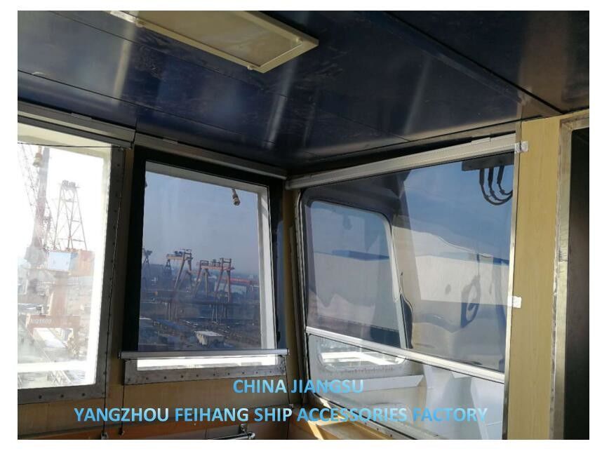 MARINE SOLAR SHADE & ANTI-GLARE SUNSCREEN ROLLER BLIND mit Al.Alloy-Kassettenschacht und Polyester-Schattenfilm
