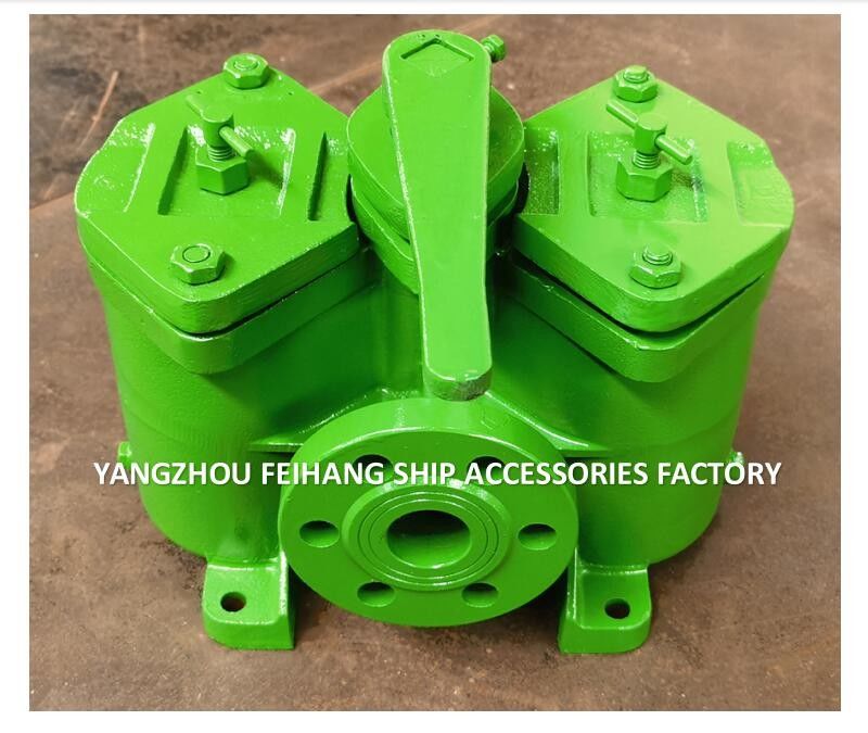 Technische Parametertabelle für Duplex-Ölfilter Doppelölspülmaschinen Modell AS32 Cb/T425-94 Körper aus Gusseisen mit Filter