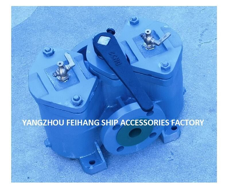 Technische Parametertabelle für Duplex-Ölfilter Doppelölspülmaschinen Modell AS32 Cb/T425-94 Körper aus Gusseisen mit Filter