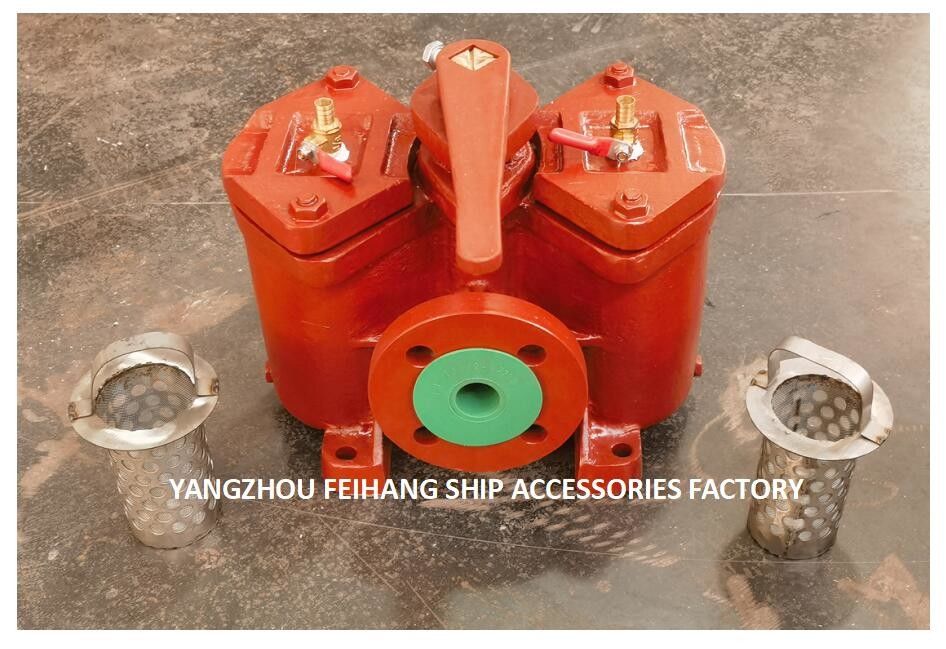 Technische Parametertabelle für Duplex-Ölfilter Doppelölspülmaschinen Modell AS32 Cb/T425-94 Körper aus Gusseisen mit Filter