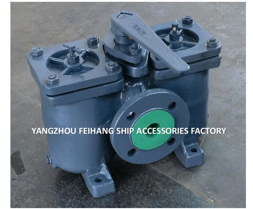 Gusseisen-Duplex-Strainer Doppelölfilter Doppelölfilter Made in China AS40 CB/T425