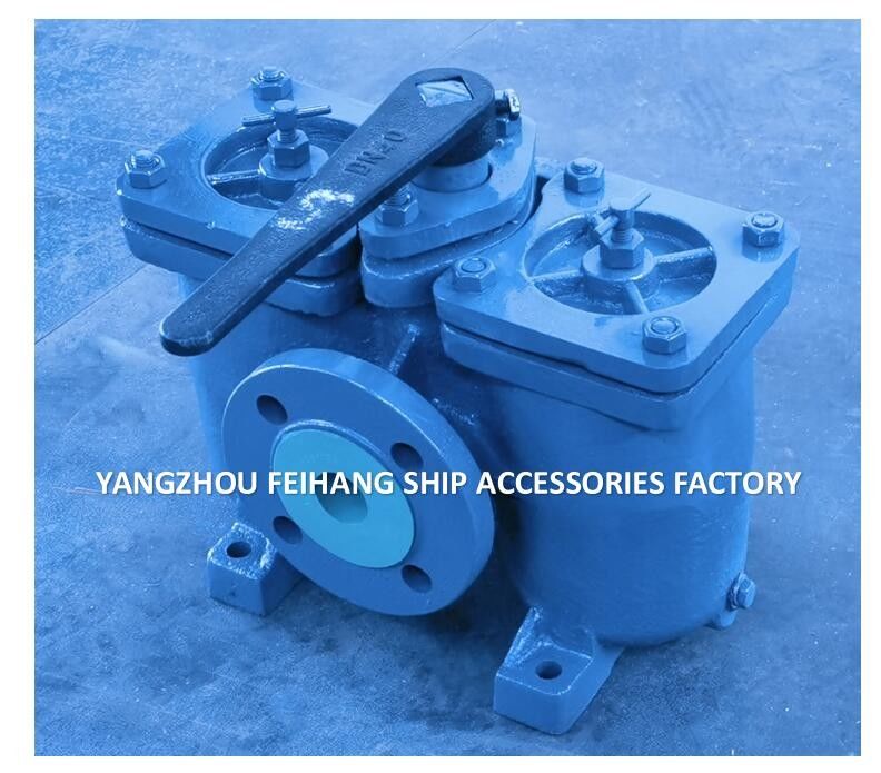 Gusseisen-Duplex-Strainer Doppelölfilter Doppelölfilter Made in China AS40 CB/T425