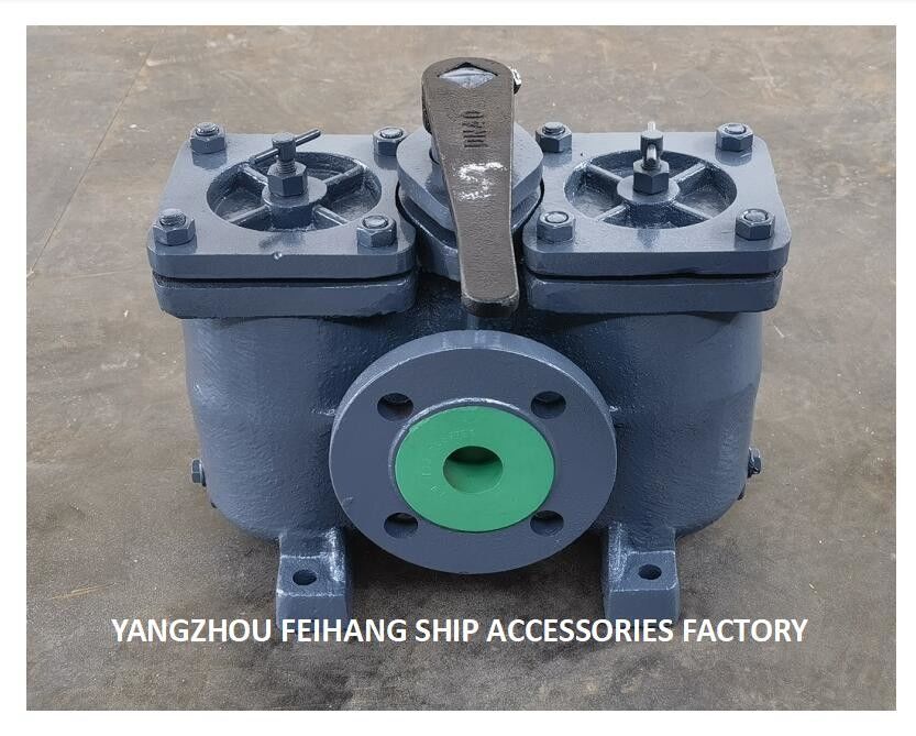 Gusseisen-Duplex-Strainer Doppelölfilter Doppelölfilter Made in China AS40 CB/T425