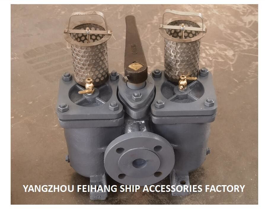 Duplex-Strainer für Schmierölpumpen-Saugfilter Modell AS40-0.75/0.26 Cb/T425-94 Körper Filterpatrone aus Gusseisen