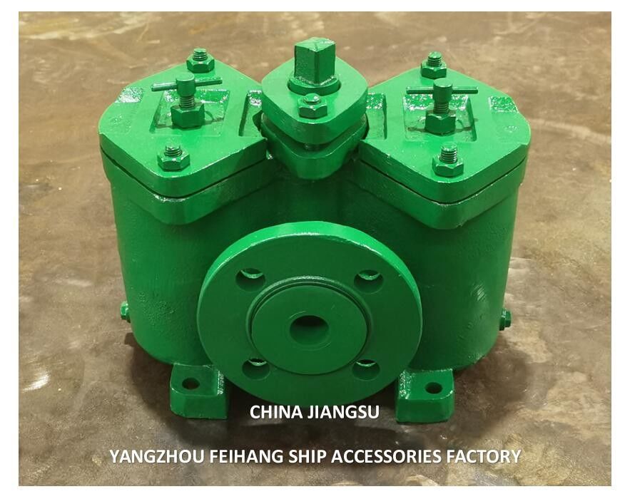 Gusseisen-Flangen-Duplex-Ölfilter AS32 Cb/T425 für die Kraftstoffübertragungspumpe Gusseisenkörper enthält Edelstahl