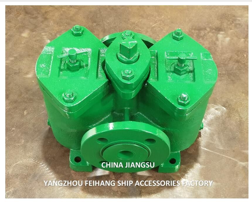 Gusseisen-Flangen-Duplex-Ölfilter AS32 Cb/T425 für die Kraftstoffübertragungspumpe Gusseisenkörper enthält Edelstahl