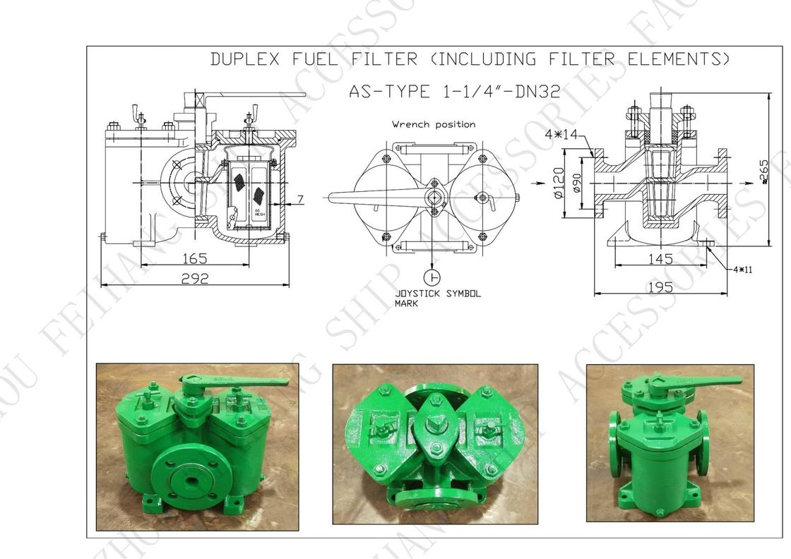 AS32 CB/T425 Duplex-Ölspülmaschinen mit 0,5 MPa Druckbereich und überlegener Leistung