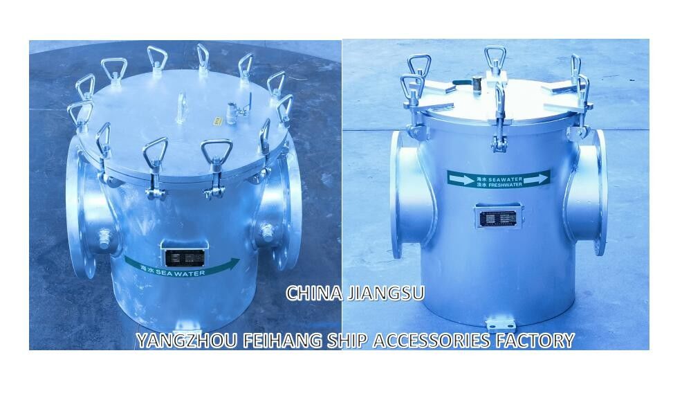 Technisches Zeichnungsmodell für AS250 CB/T497 Meeresgrobwasserfilter und Meeresmeeresfilter
