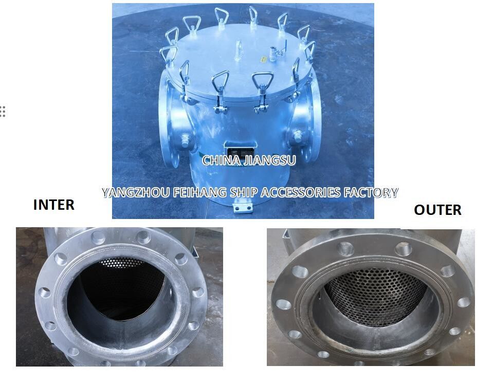 Einziger Seewasserfilter - Einziger Grobwasserfilter für Kühlsysteme für Meerwasser AS250 CB/T497-1994