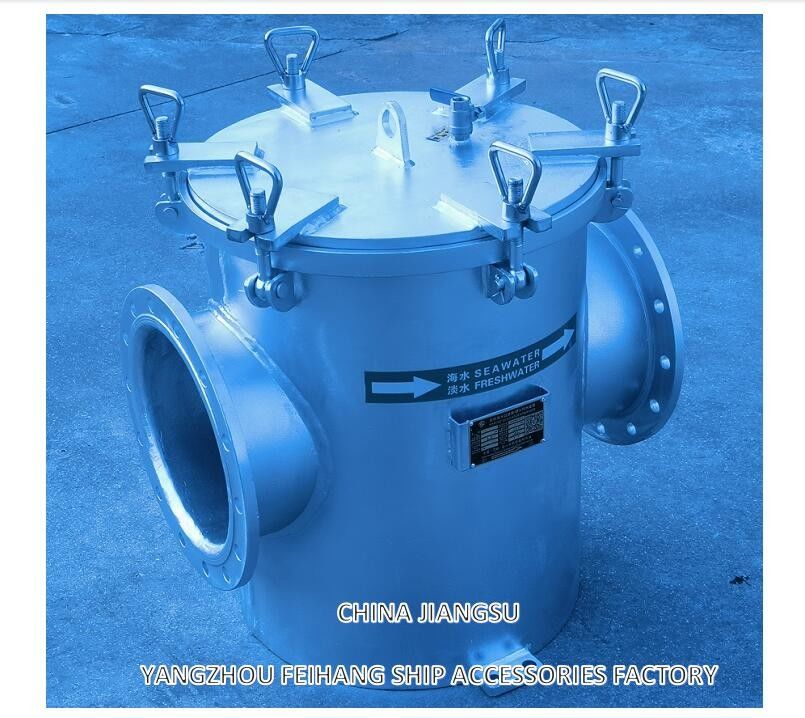 AS250 CB/T497-2012 Meeresgrobwasserfilter und Meereswasserstrahler aus Kohlenstoffstahl, Filter aus Edelstahl