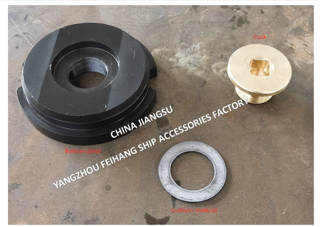 FeiHang BW52-45H Marine Bodenstecker Stecker Durchmesser 52mm Bodenplatte H-45mm Messing Bodenstecker für Ölbehälter