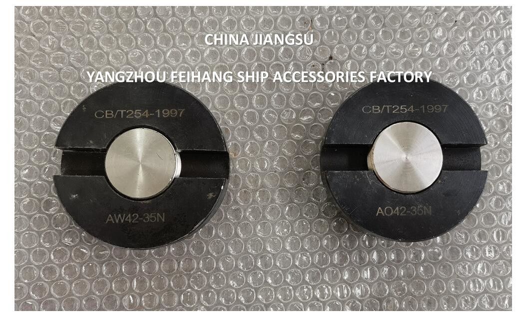 FeiHang BW52-45H Marine Bodenstecker Stecker Durchmesser 52mm Bodenplatte H-45mm Messing Bodenstecker für Ölbehälter