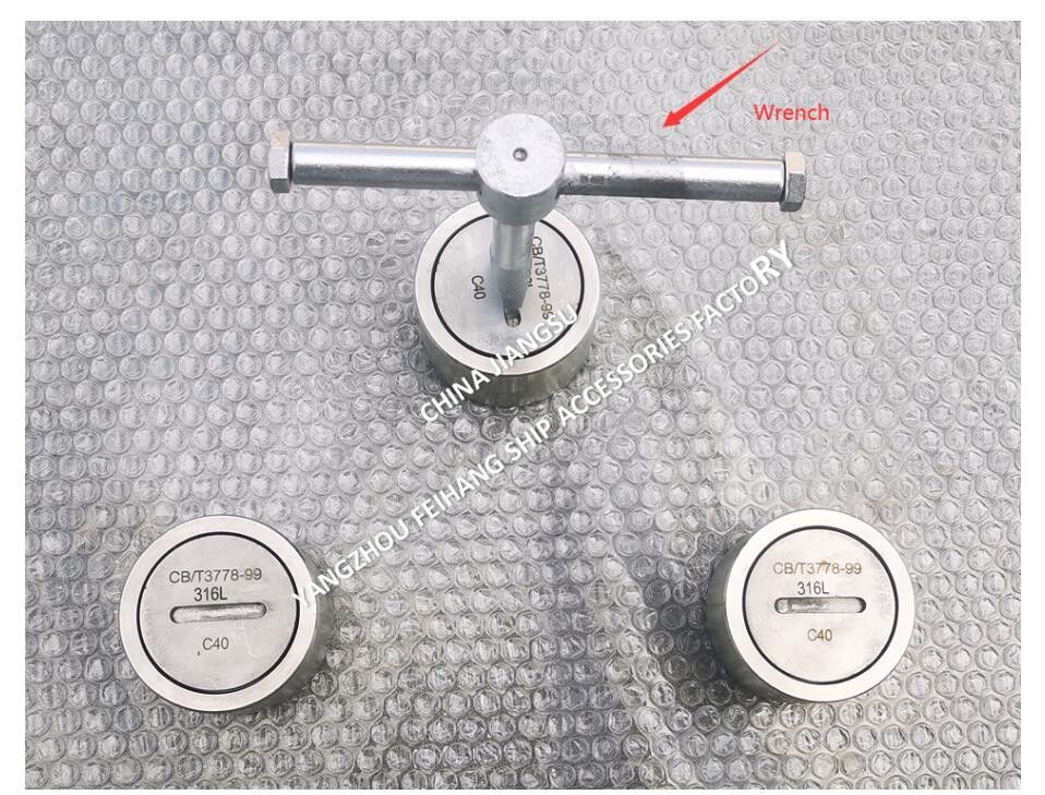 Gusseisen/Edelstahl-Sondrohre C40 CB/T3778 73mm OD 50mm ID M45*3.0 Gewinde